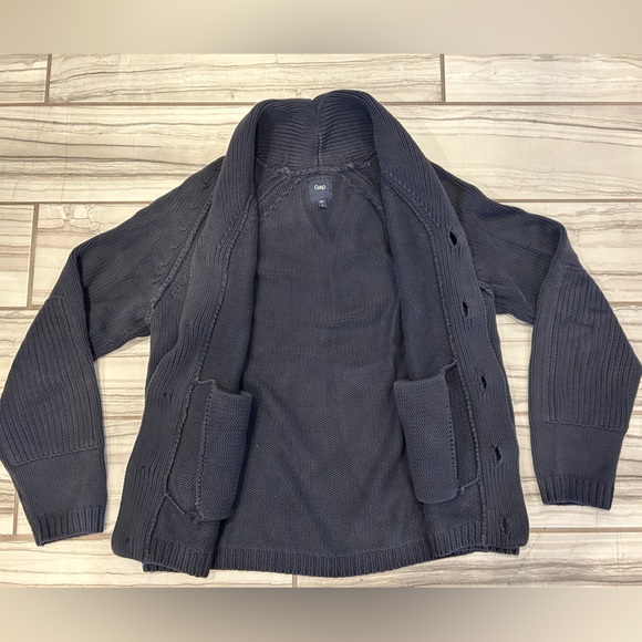 Men’s Sm GAP Shawl Collar Cardigan - Picture 2 of 4